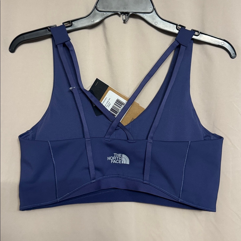 The North Face Cave Blue Valley Shine Bra, Size L - Picture 4 of 8